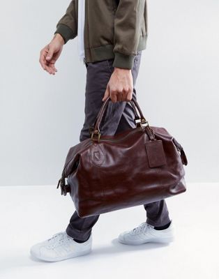 barbour leather explorer bag