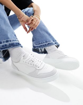 Barbour leather trainers in white - ASOS Price Checker