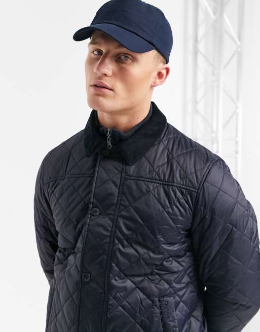 Barbour lemal quilted jacket hot sale black