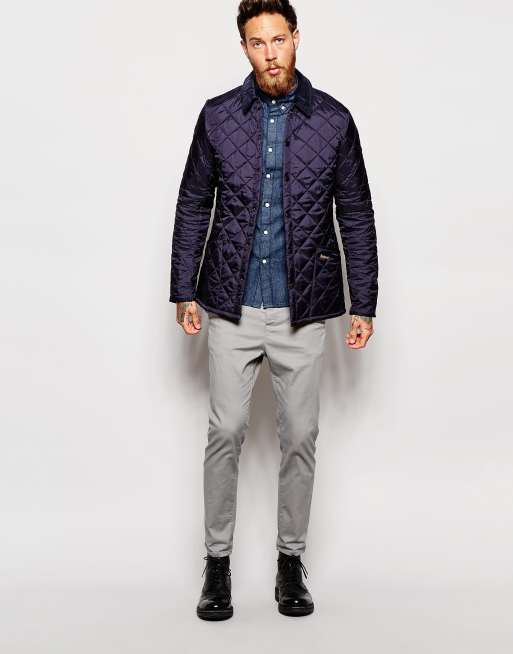 Barbour liddesdale hot sale slim fit