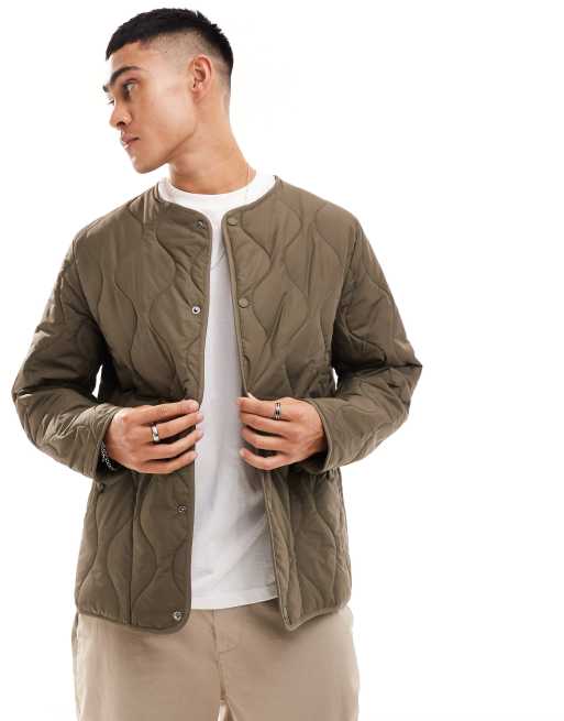 Barbour levenish quilted jacket in olive best sale