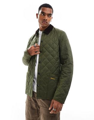 Barbour Heritage Liddesdale quilted jacket in olive - ASOS Price Checker
