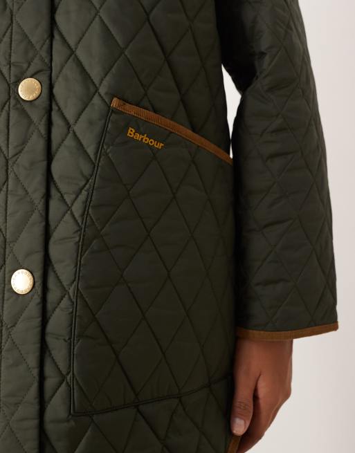 Barbour Liddlesdale oversized quilted jacket in sage/ancient | ASOS
