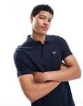 [Barbour] Barbour lightweight sports polo shirt in navy Chest 38 New Navy
