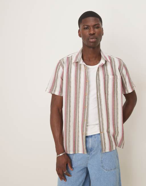 Barbour Lipton striped shirt in neutral