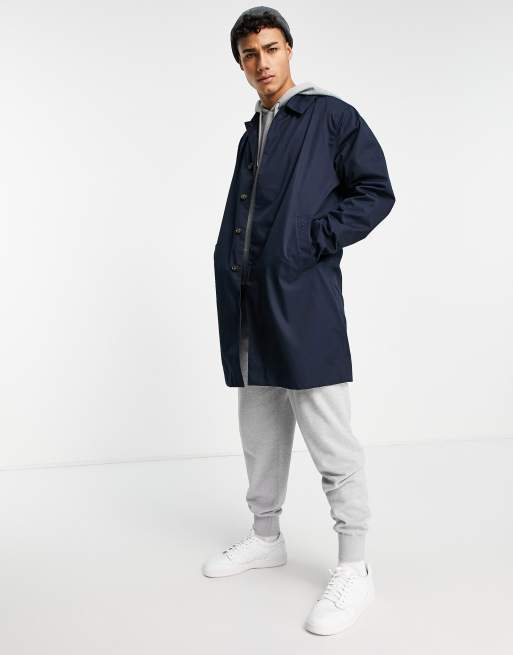 Barbour - Lorden - Veste longue imperméable avec intérieur à carreaux écossais - Bleu marine, 2 de 4
