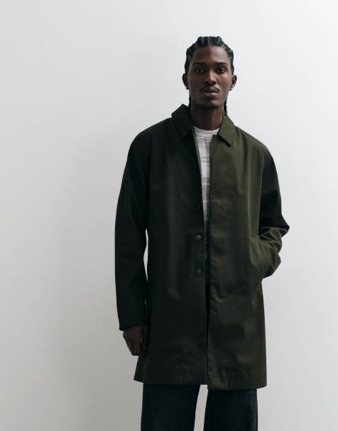 Barbour Lorden wasserdichter Mac-Mantel, lange Jacke in Salbeigrün - view 1