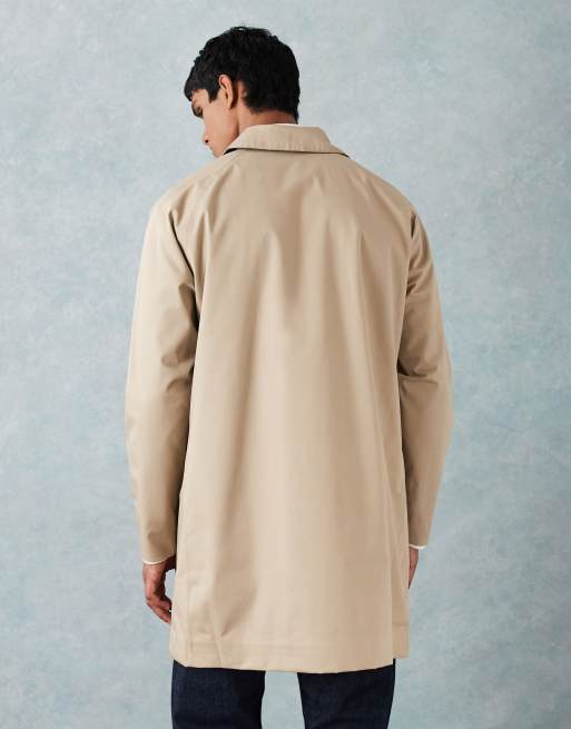 Barbour Lorden waterproof mac in washed stone - STONE, 3 of 5