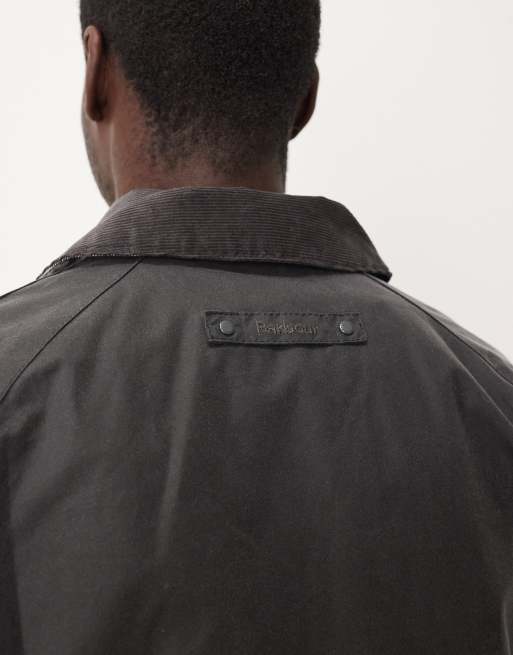 Barbour Lorden wax mac in grey, 3 of 5