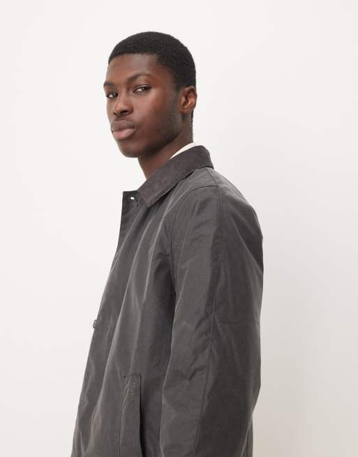 Barbour Lorden wax mac in grey, 5 of 5