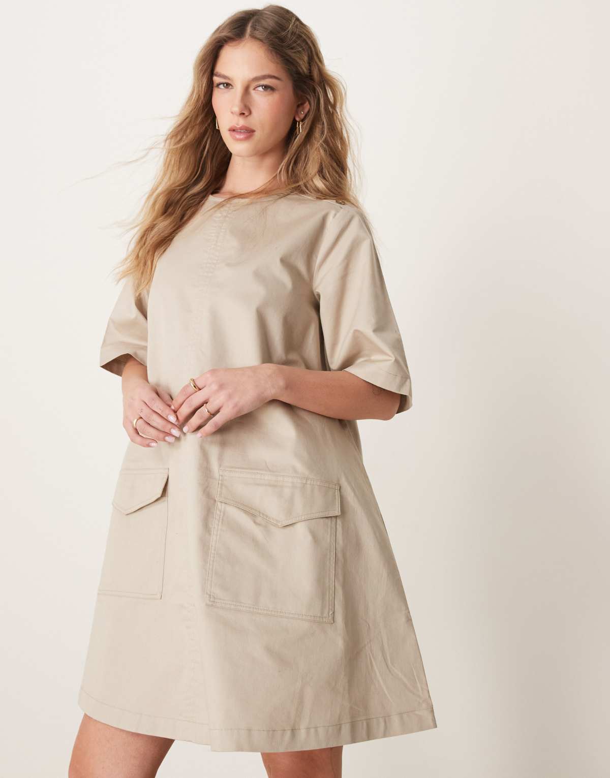 Barbour Luna minidress in beige
