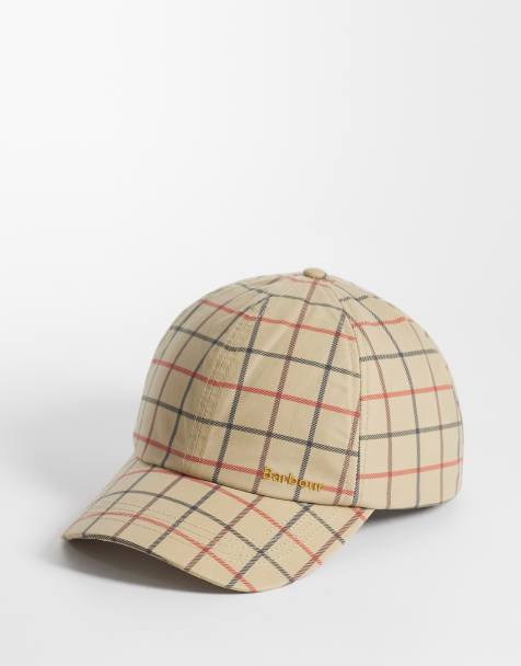 Barbour Mackworth tartan cap in beige - view 1