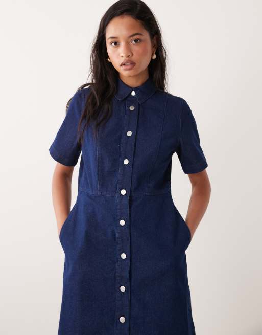 barbour denim dress Women's Barbour Maia Denim Mini Dress