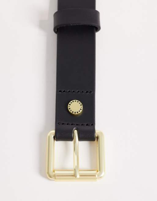 Barbour Maia leather belt in black, 2 of 3