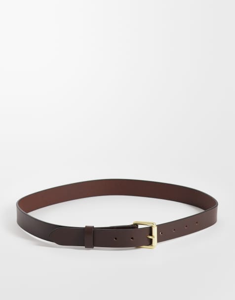Barbour Maia leather belt in brown - view 1