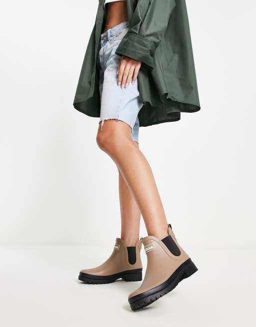 Barbour Mallow gumboots in beige  