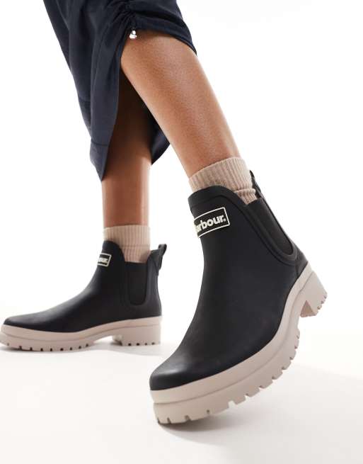 Barbour short wellington boots hotsell