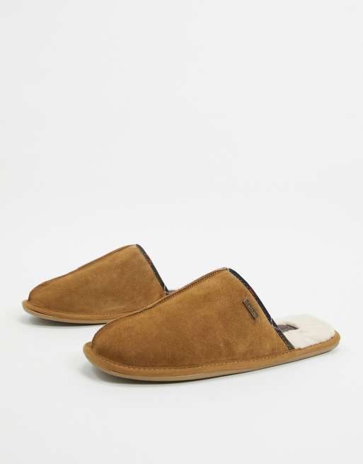 Mens barbour hot sale malone slippers