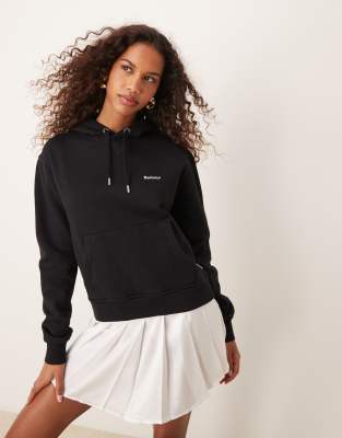 Barbour Marsden oversized hoodie in black