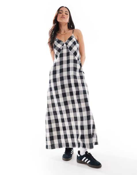 Barbour Maya midi dress in ecru/black - view 1