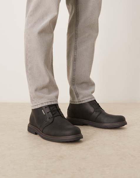 Barbour Meays chukka boot in black - BLACK - view 1