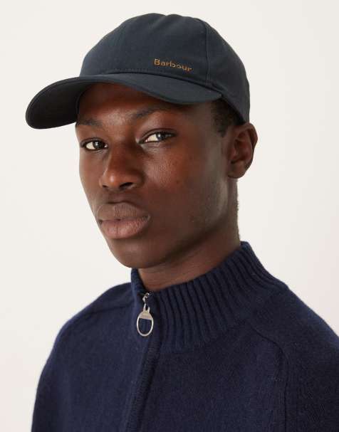 Barbour Milburn cap in navy - NAVY - view 1