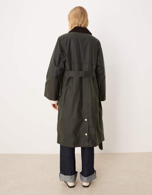 Barbour Alexa Barbour Trudie Wax Barbour Milda Long Wax Jacket In