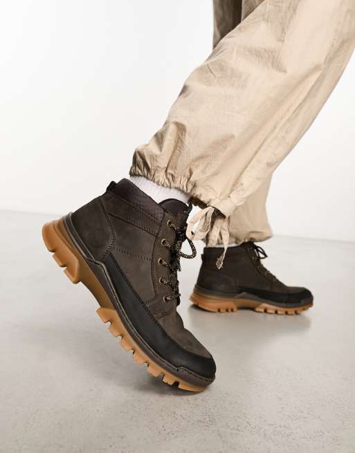 Barbour – Miller – Sznurowane brązowe buty