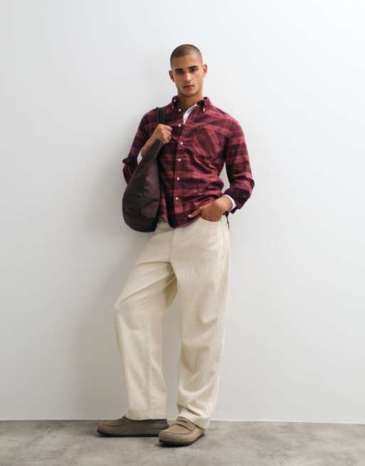 Barbour Mineral long sleeve tartan check shirt in red, 2 of 5
