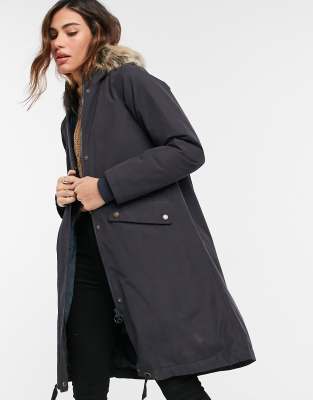 barbour fur hood coat