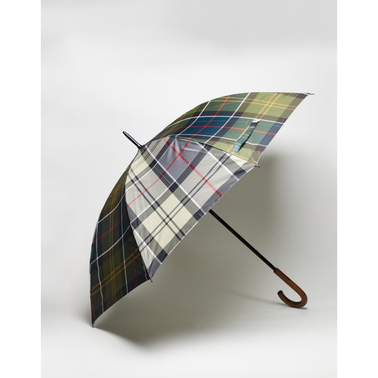 Barbour mixed tartan full length umbrella ASOS