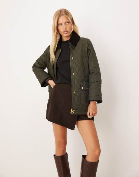 Barbour Modern Beadnell quilted jacket in sage/ancient 