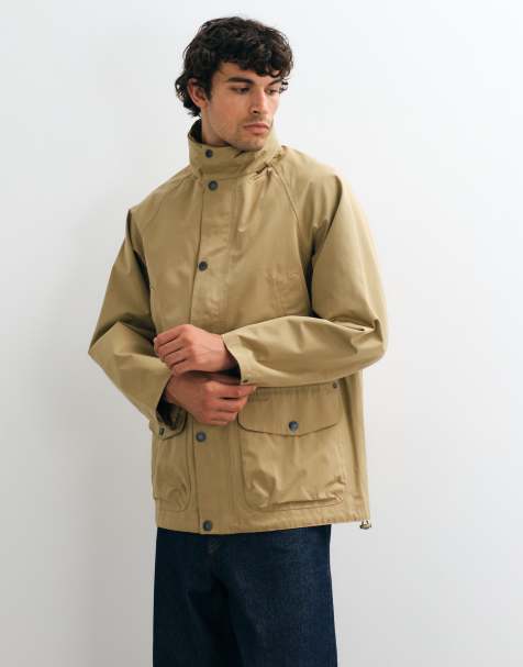 Barbour Modern Bedale wasserdichte Jacke in Beige - view 1