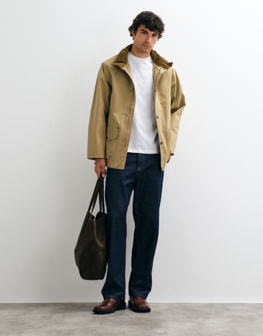 Barbour Modern Bedale waterproof jacket in beige, 2 of 5