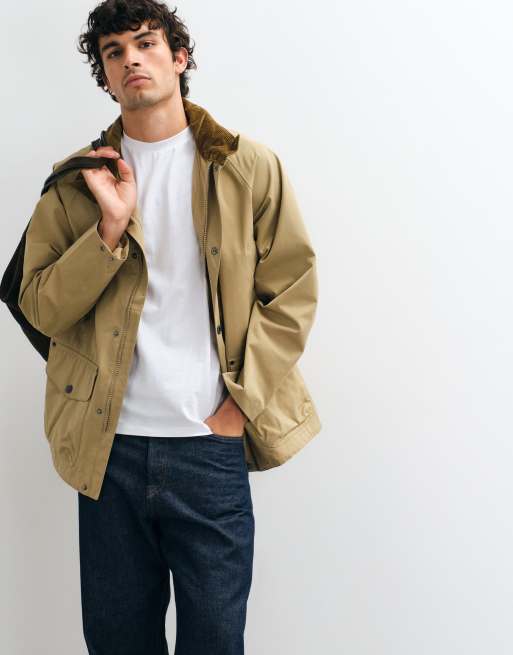 Barbour Modern Bedale waterproof jacket in beige, 4 of 5