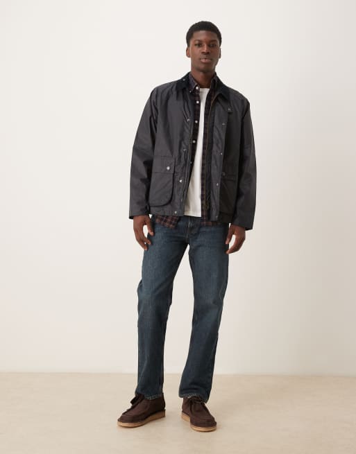 Barbour Modern Bedale wax jacket in navy - NAVY, 2 of 5