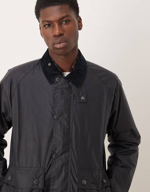 Barbour Modern Bedale wax jacket in navy - NAVY, 5 of 5