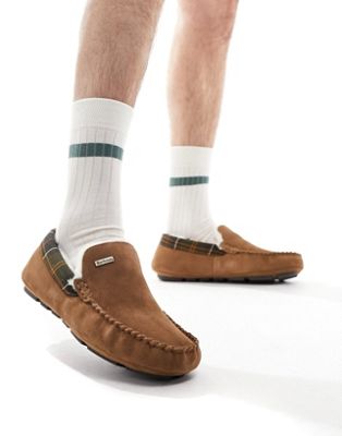 Barbour Monty suede slippers in tan - ASOS Price Checker