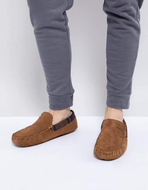 Barbour monty 2024 slippers camel