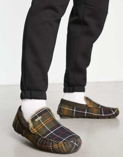 Barbour – Monty – Flerfärgade, skotskrutiga tofflor