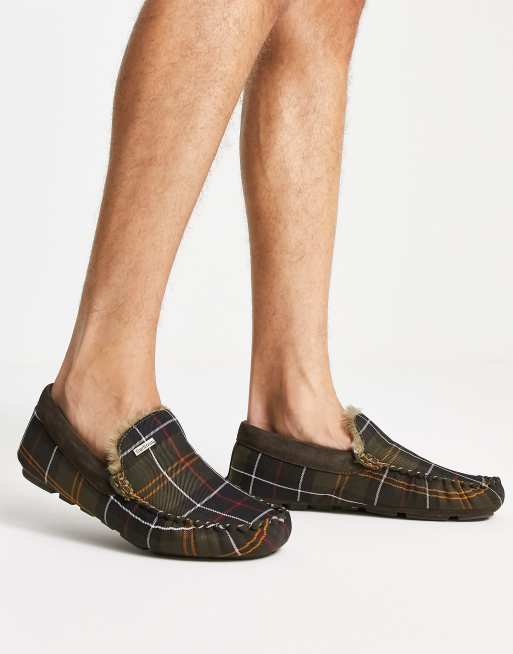 Barbour - Monty - Pantofole multicolore a quadri scozzesi