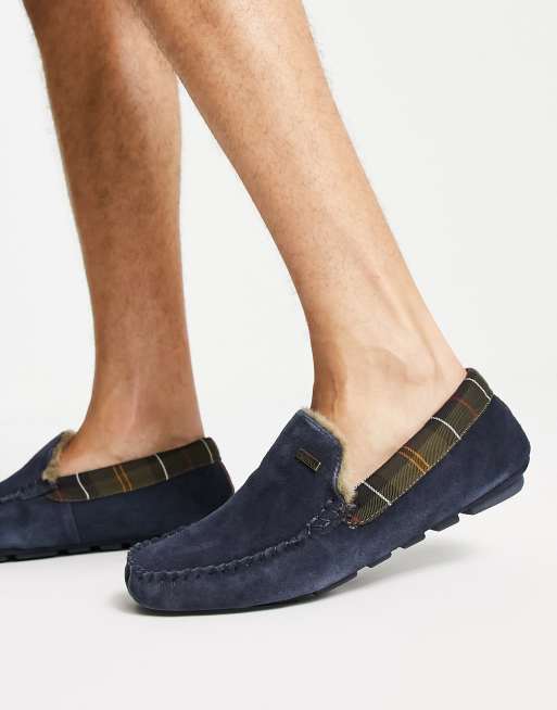 Barbour mens slippers discount navy