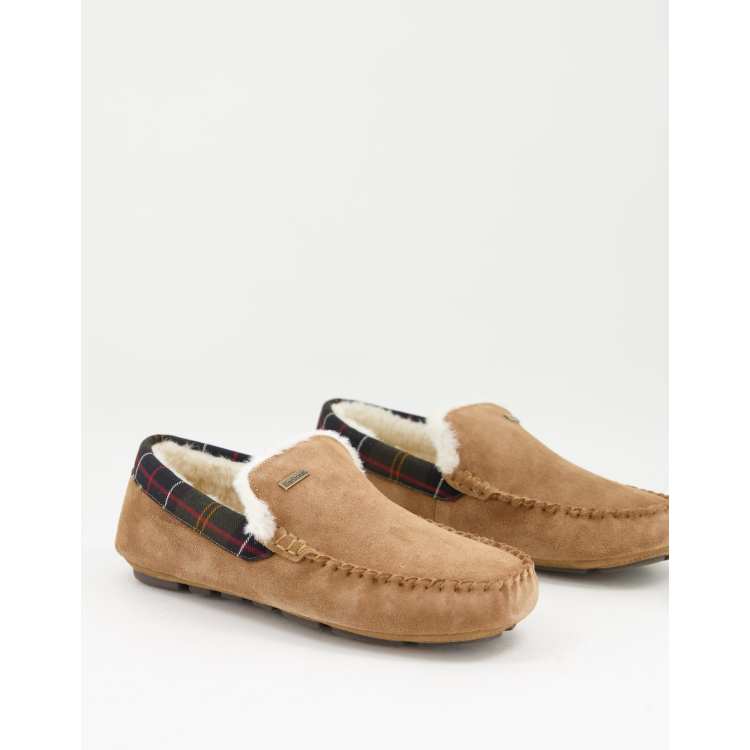 Barbour monty best sale suede slippers