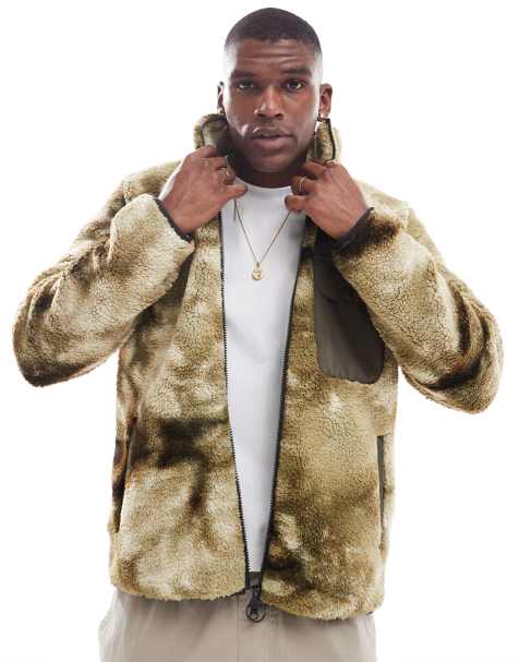Barbour Moor tie dye fleece jacket - view 1