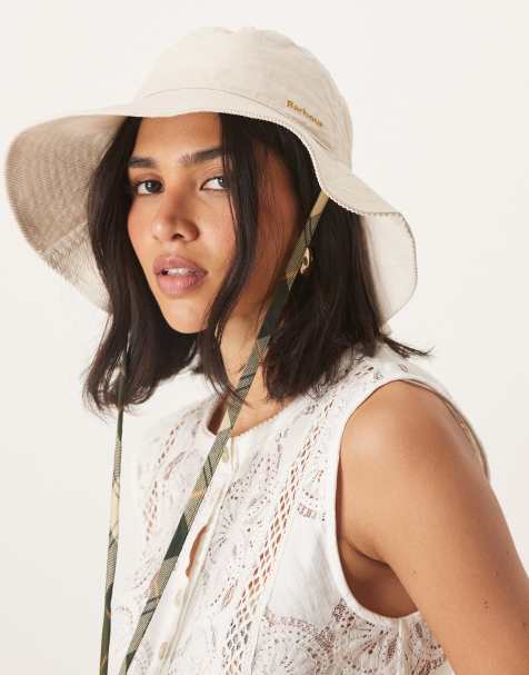 Barbour Mya bucket hat in oatmeal - view 1