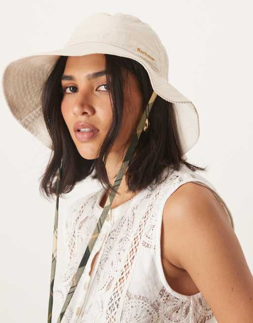 Barbour Mya bucket hat in oatmeal