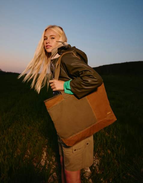 Barbour Mya tote bag in dusky green - view 1