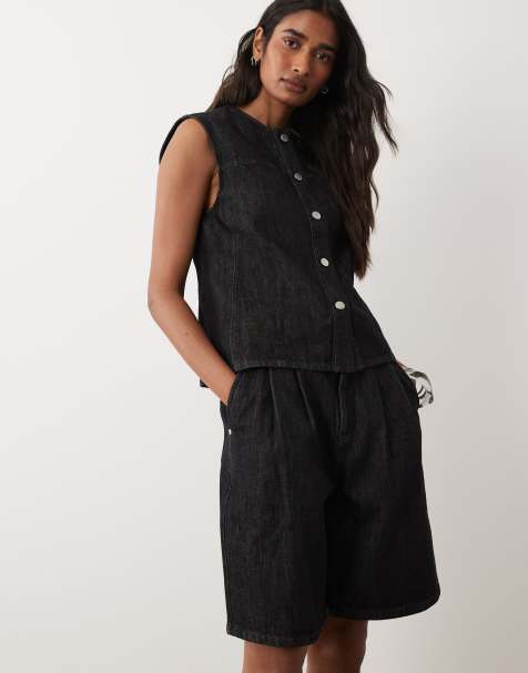 Barbour Myra denim co-ord in black - view 1