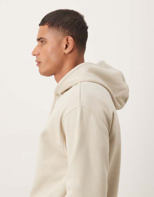 Barbour Nicholas brushed oversized hoodie in mist, 4 of 5