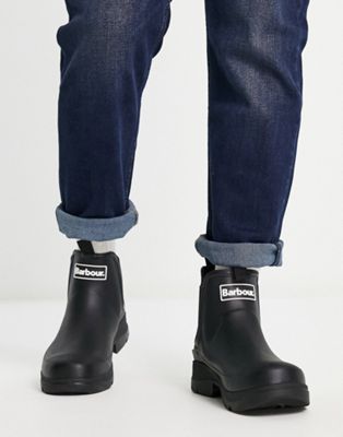 Barbour Nimbus ankle length wellington boots in black